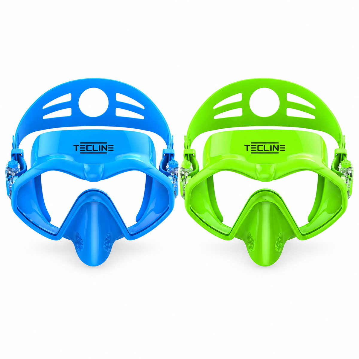 Tecline - Frameless Neon Mask — Neon Blue