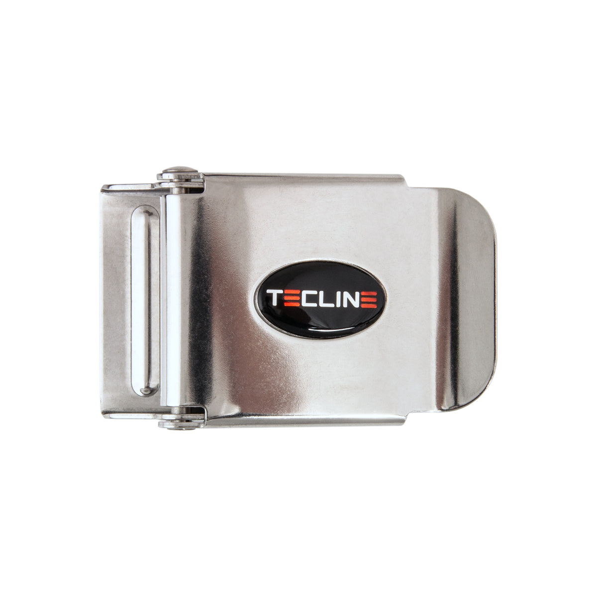 Tecline SS belt buckle 50 mm with logo