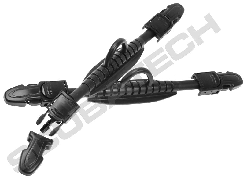 Tecline spring straps with buckle for standard fins