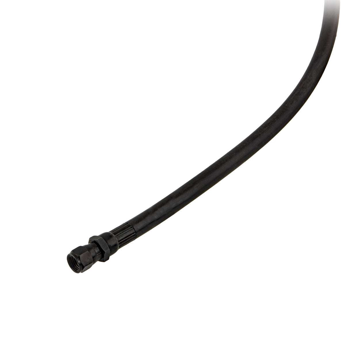 Tecline HP hose 0.20 m, black rubber, Military Line