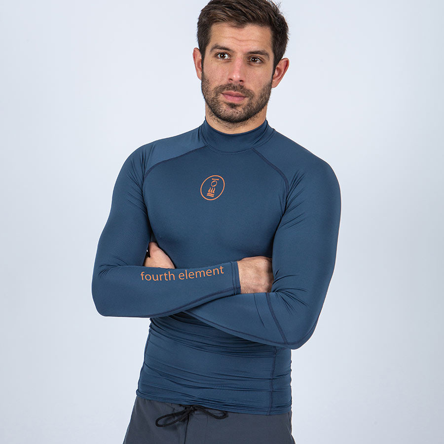 Fourth Element - Men’s Long Sleeve Hydroskin — Insignia Blue