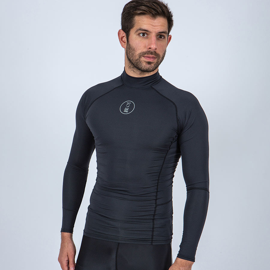 Fourth Element - Men’s Long Sleeve Hydroskin — Black