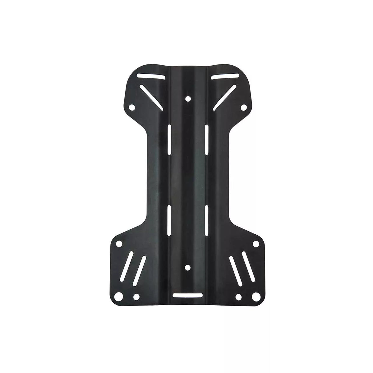 Tecline - H-shape Aluminium backplate — Black